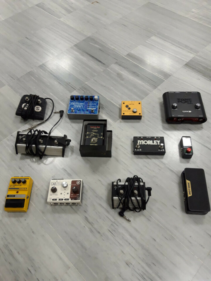 Pedales, conmutadores... FENDER, EH, ENGL, LEHLE, MORLEY...