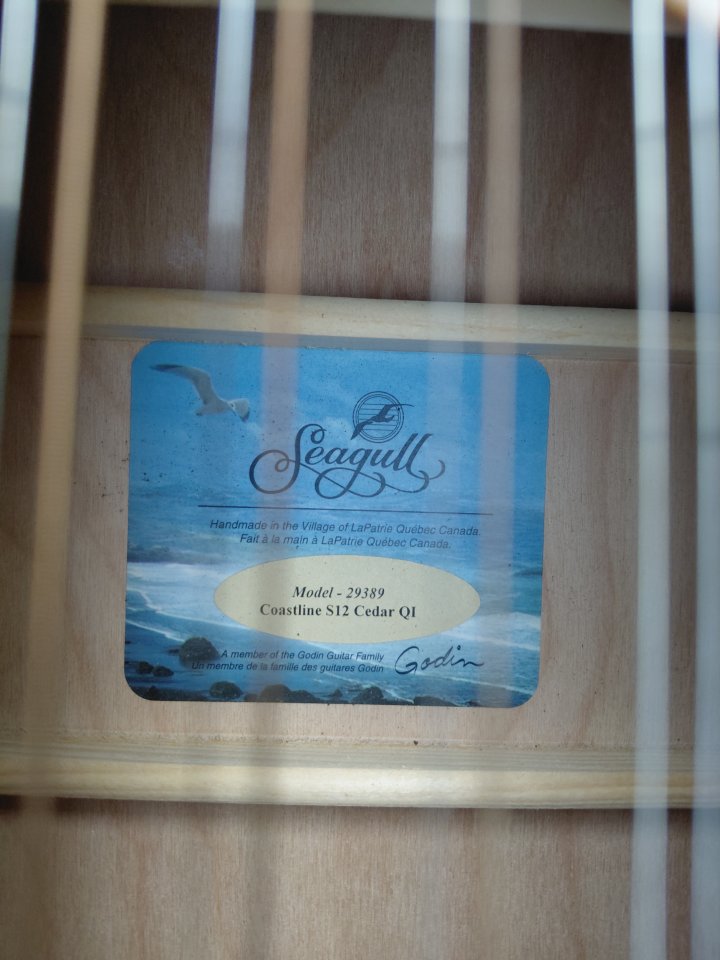 Acustica Seagull coastline s12 cedar de segunda mano · Foto 3 de 10 · Córdoba · 500 €