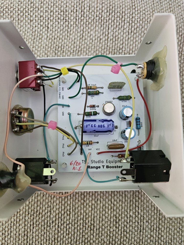 Treble Booster Germanio formato vintage de segunda mano · Foto 2 de 2 · Valencia · 100 €