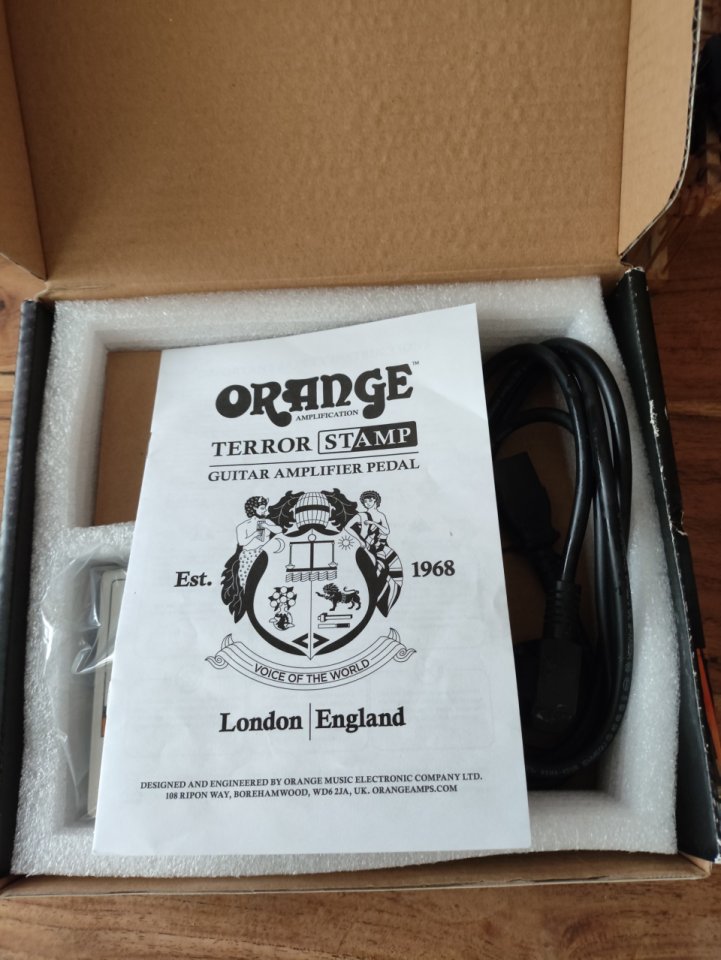 Reservado!! Orange terror stamp