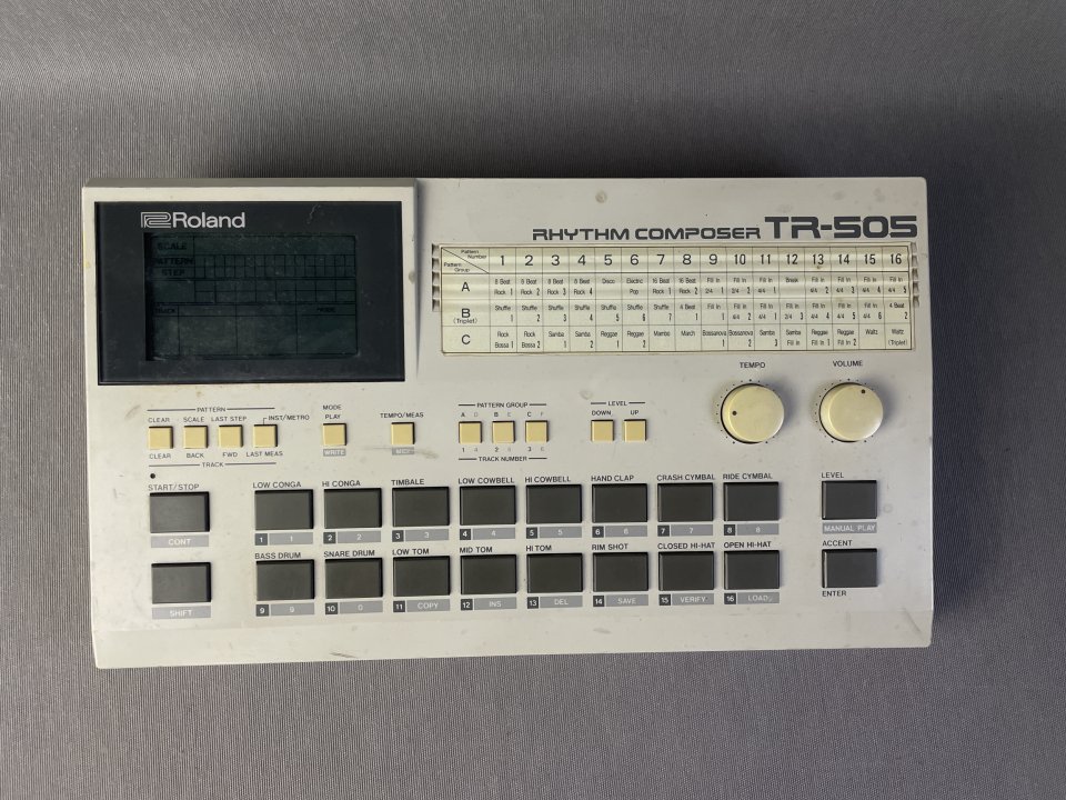 ROLAND TR-505, Made in Japan 1986