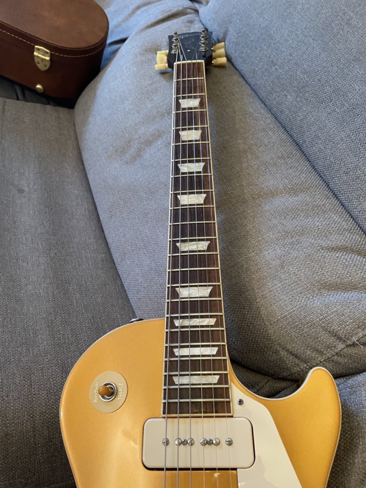 Gibson Les Paul Standard '50s P-90 Gold Top de segunda mano · Foto 9 de 10 · Madrid · 1750 €