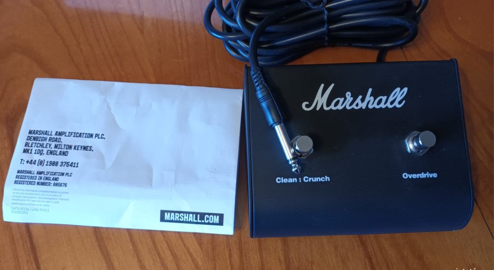 Vendo Pedal Marshall conmutador PEDL-90010 Nuevo
