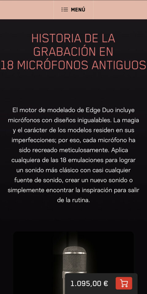 Micro Antelope Edge Duo, Nuevo! (Reservado)