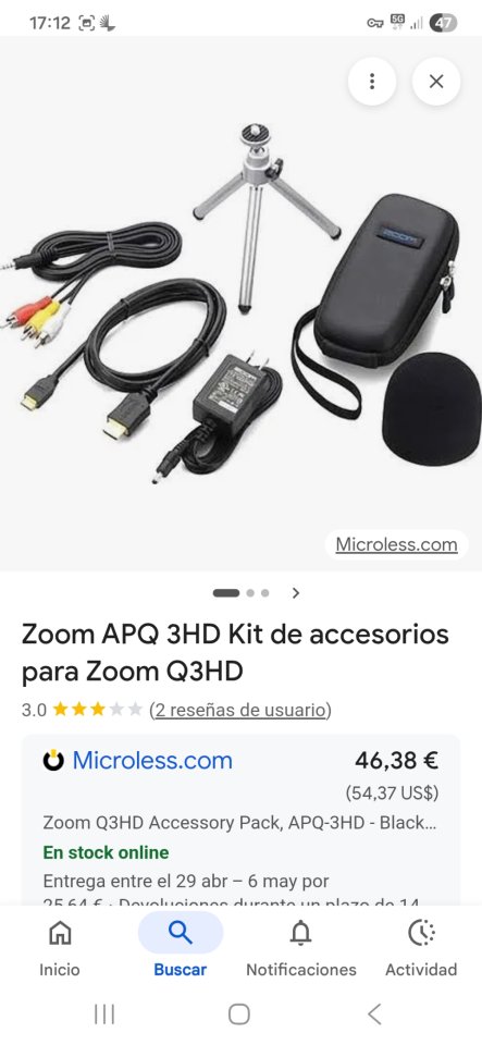 Grabadora Zoom Q3 Handy Video Recorder de segunda mano · Foto 5 de 6 · Madrid · 70 €