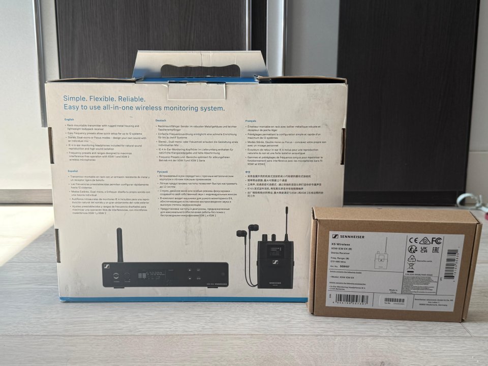 Sennheiser XSW IEM – Sistema In Ear Profesional COMPLETO de segunda mano · Foto 2 de 10 · Navarra · 399 €