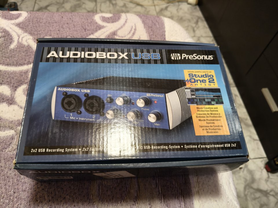 Interfaz de Audio Tarjeta “Presonus AudioBox USB” de segunda mano · Foto 1 de 10 · Madrid · 40 €