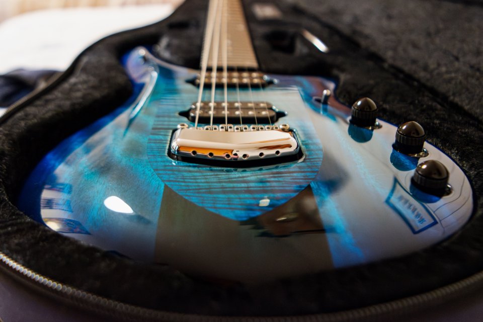 Majesty Signature John Petrucci Blue Honu Music man