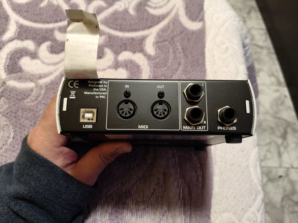 Interfaz de Audio Tarjeta “Presonus AudioBox USB” de segunda mano · Foto 7 de 10 · Madrid · 40 €