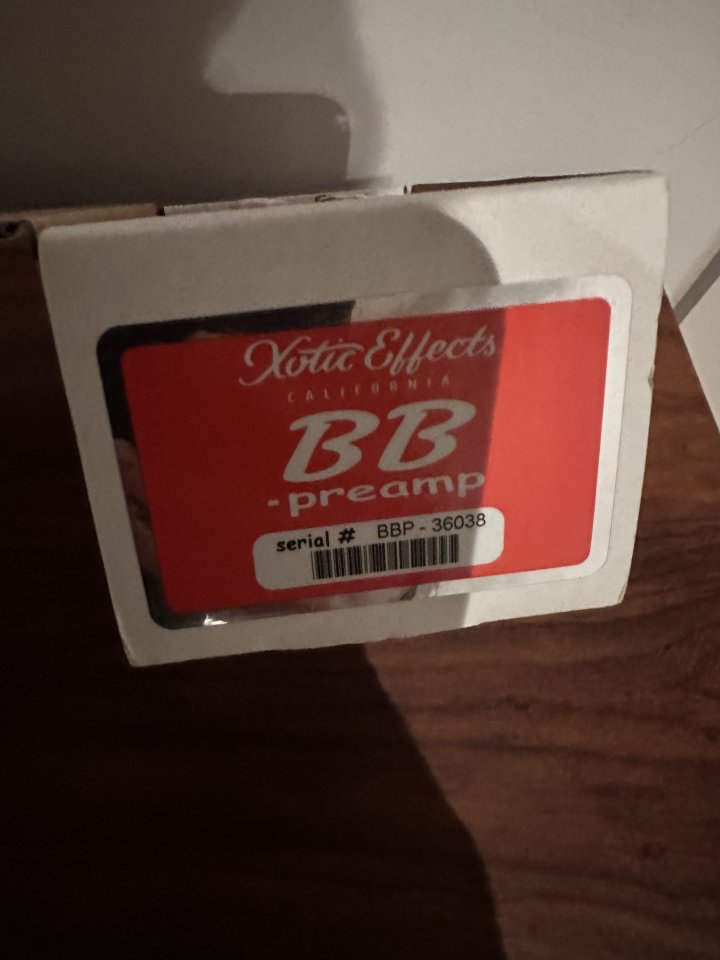 Xotic BB Preamp.