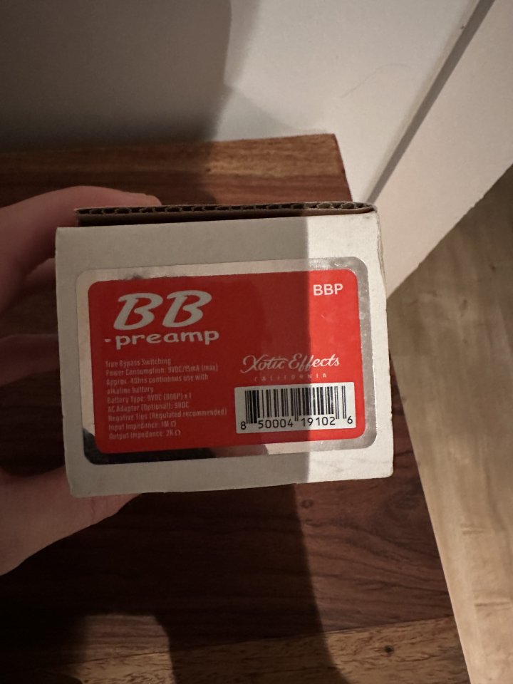 Xotic BB Preamp.