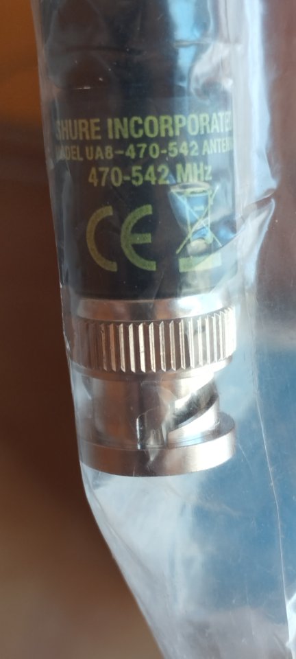 Antenas Shure 470-452 Mhz NUEVAS de segunda mano · Foto 2 de 2 · Barcelona · 70 €
