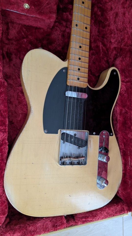 Candy Old Guitars Telecaster Blonde Butterscotch 52