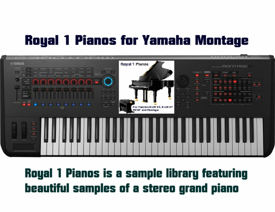 ROYAL 1 PIANOS para Yamaha Motif XF, Moxf y Montage/Modx
