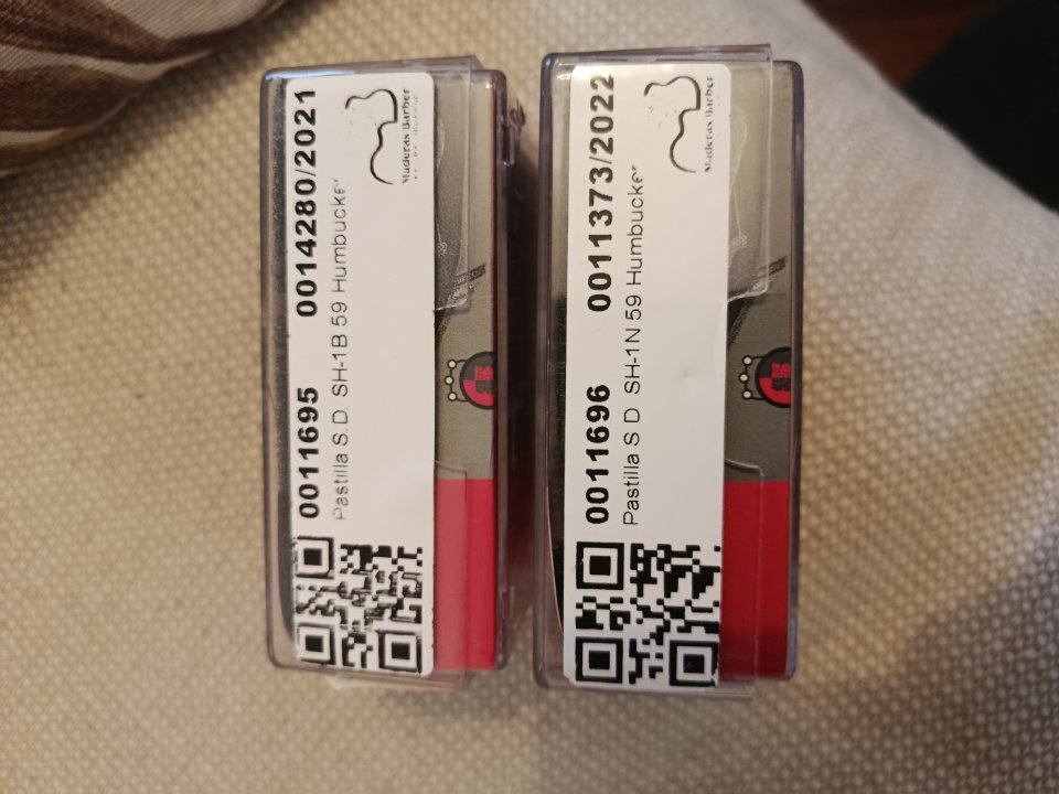 Pastillas Seymour Duncan 59 (vintage blues Set)