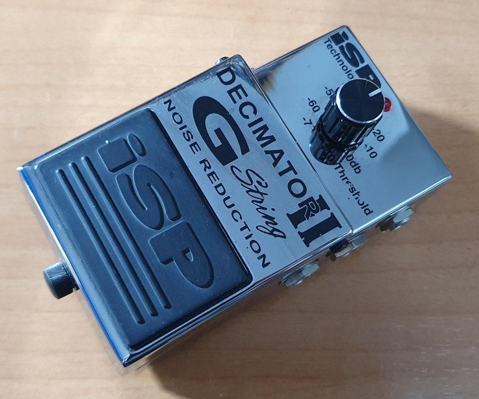 Pedal ISP Decimator G-String II Puerta de Ruido dual