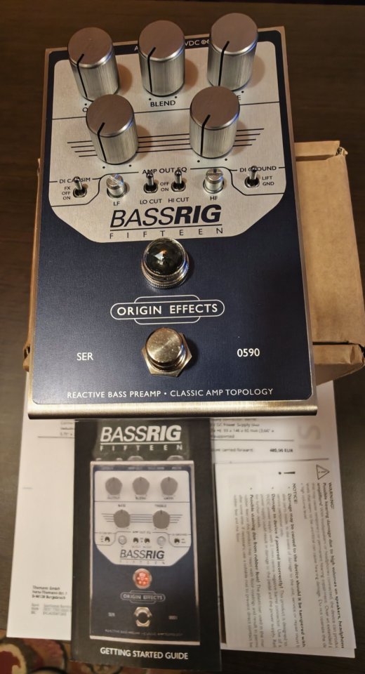 Origin Effects Bassrig Fifteen AMPEG B15 IN A BOX! NUEVO