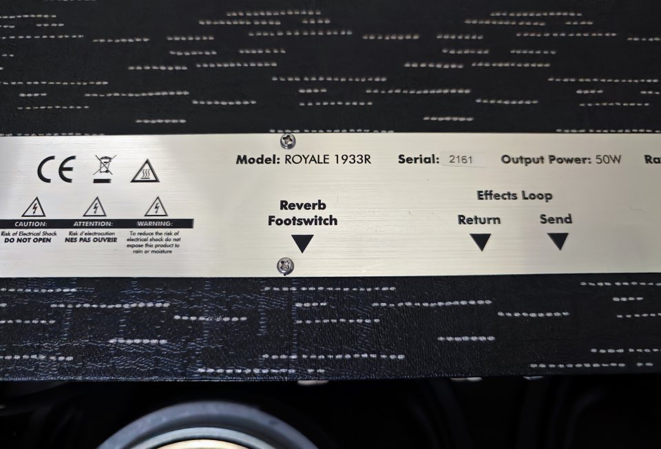 Supro Royale 2x12 1933R - Black Scandia de segunda mano · Foto 7 de 9 · Girona · 999 €