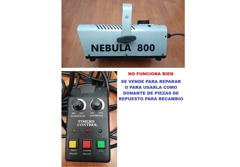 Máquina de humo HQ-Power-Nebula-800 de segunda mano · Foto 1 de 8 · Cantabria · 30 €