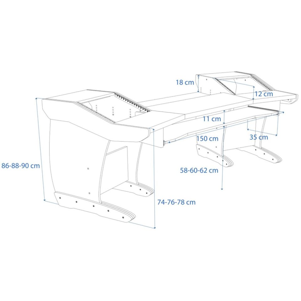 Mesa de estudio BUSO AUDIO Studio XL