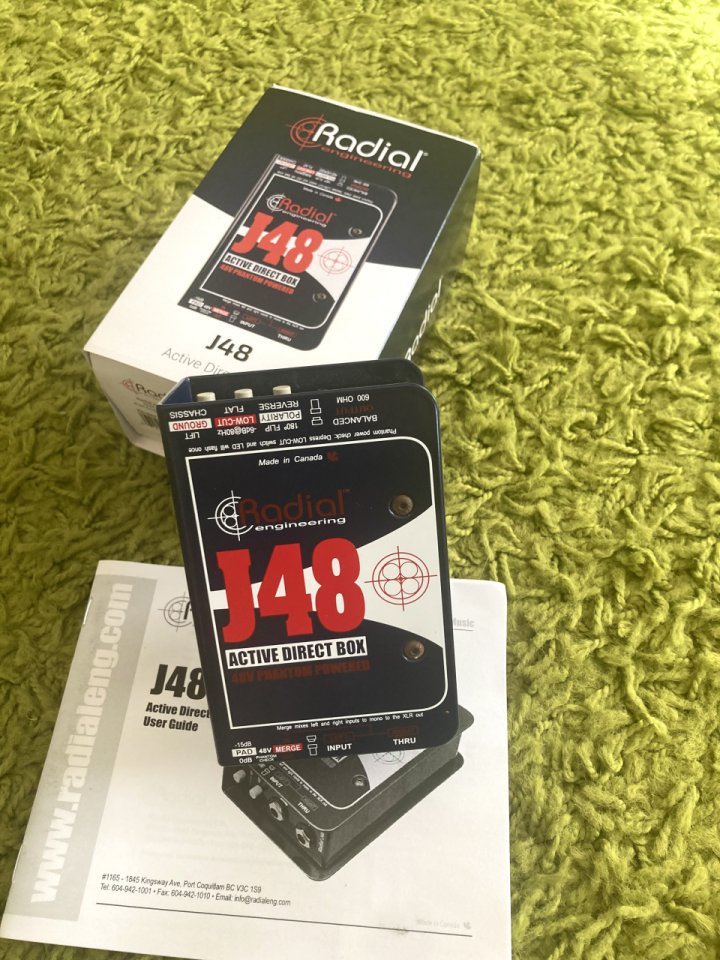 Radial J 48 - caja de inyección activa