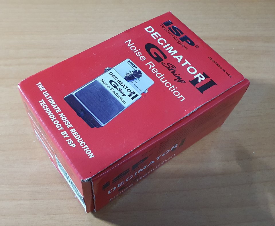 Pedal ISP Decimator G-String II Puerta de Ruido dual