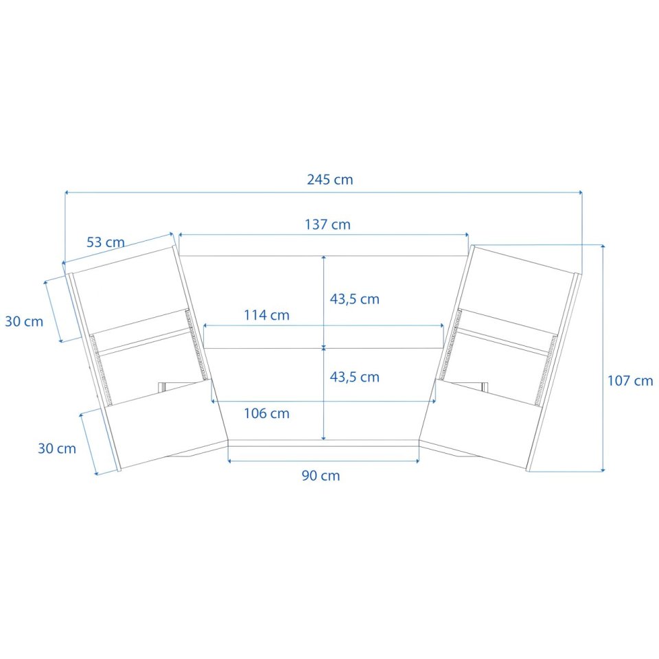Mesa de estudio BUSO AUDIO Studio XL