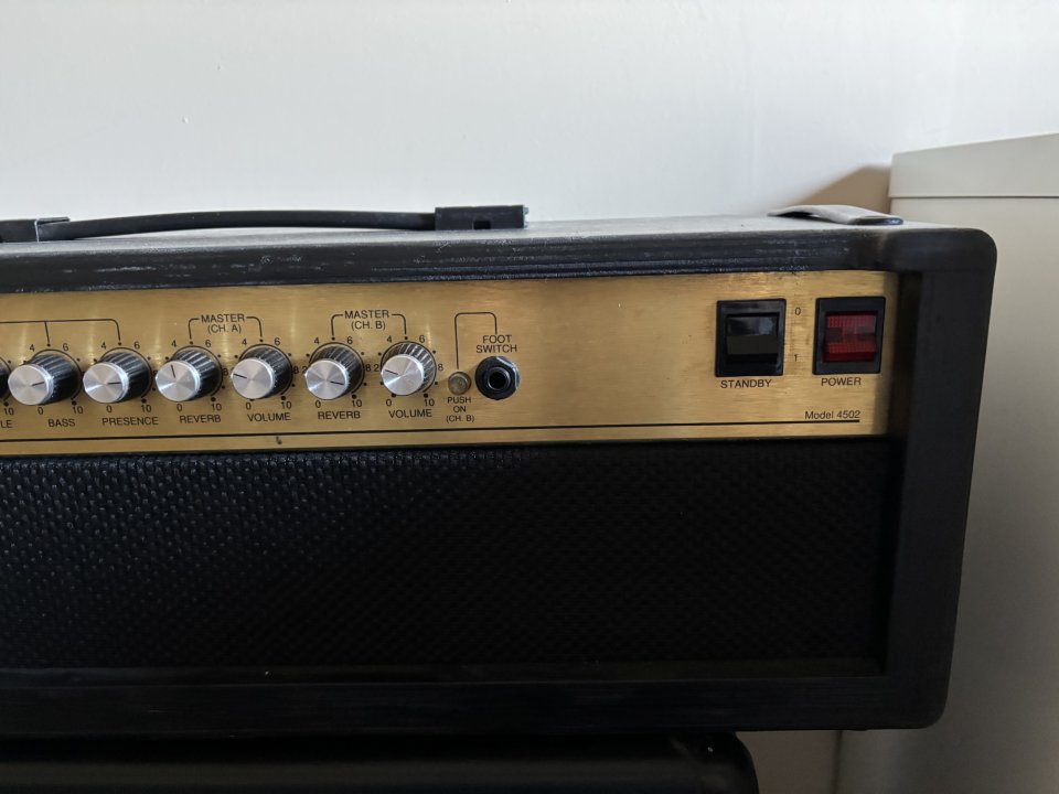 Marshall JCM 900 4502 (Conversión a Cabezal)