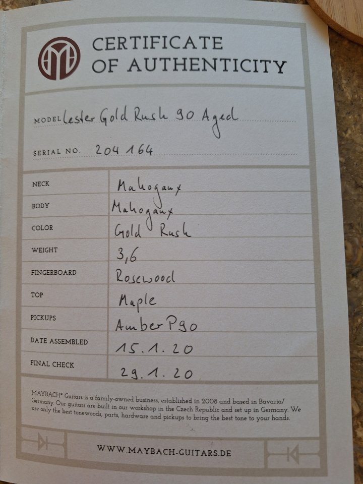 Maybach Leste Gold Rush 90 pastillas Guillermo Berlanga