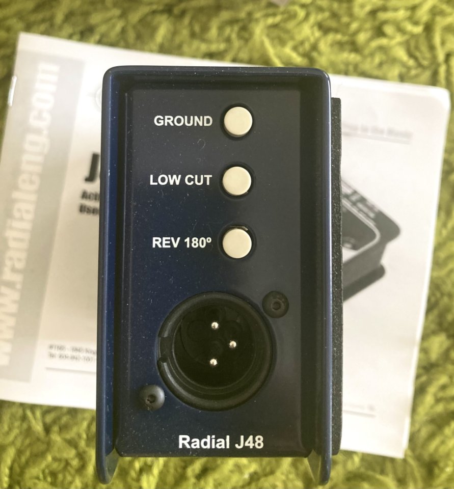 Radial J 48 - caja de inyección activa