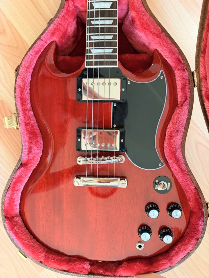 Gibson SG 61’ Standard Vintage Cherry 2025 de segunda mano · Foto 4 de 9 · Barcelona · 1500 €