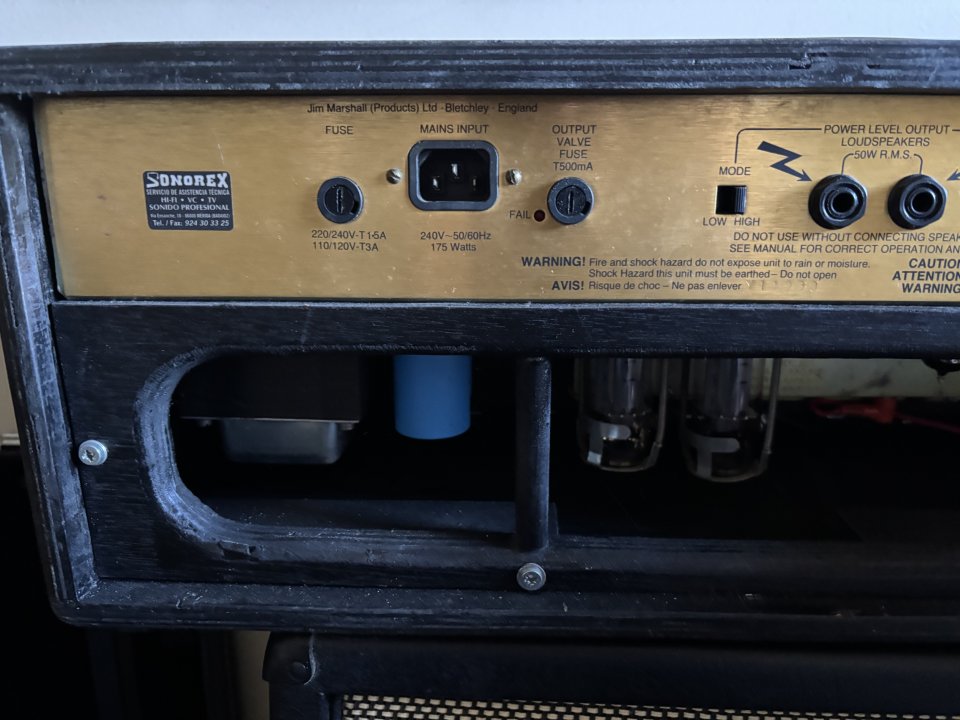 Marshall JCM 900 4502 (Conversión a Cabezal)