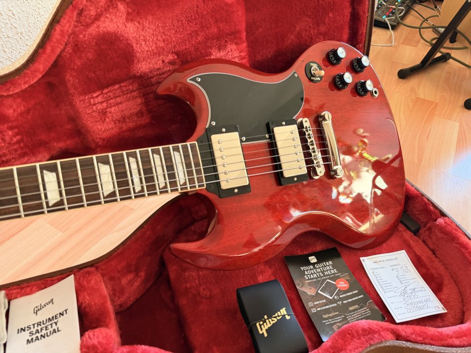 Gibson SG 61’ Standard Vintage Cherry 2025 de segunda mano · Foto 5 de 9 · Barcelona · 1500 €