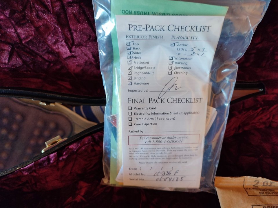 Gibson CS 336 de 2008