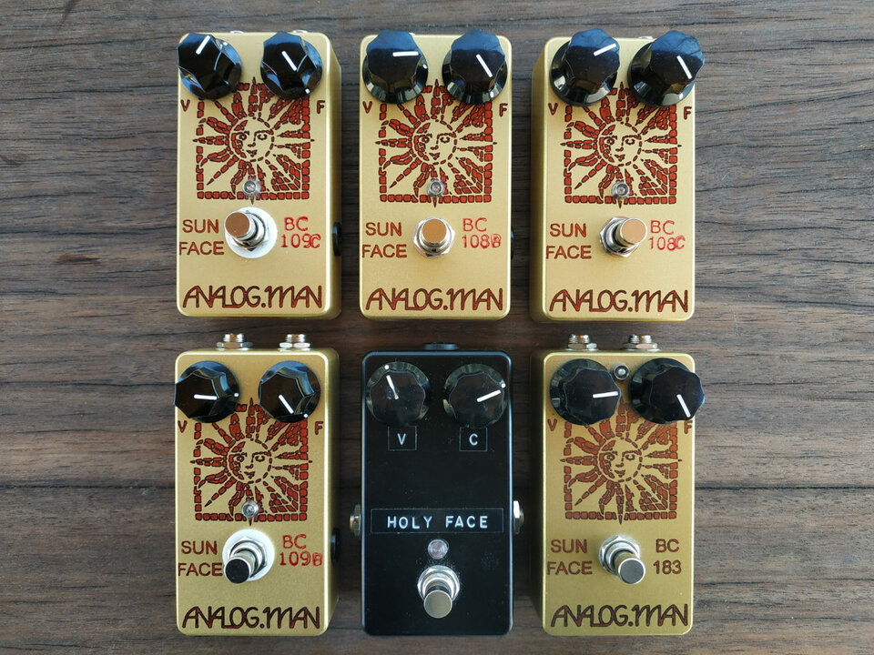 Hago Clones del Analogman SUN FACE BC108C (Fuzz Punto a Punto)