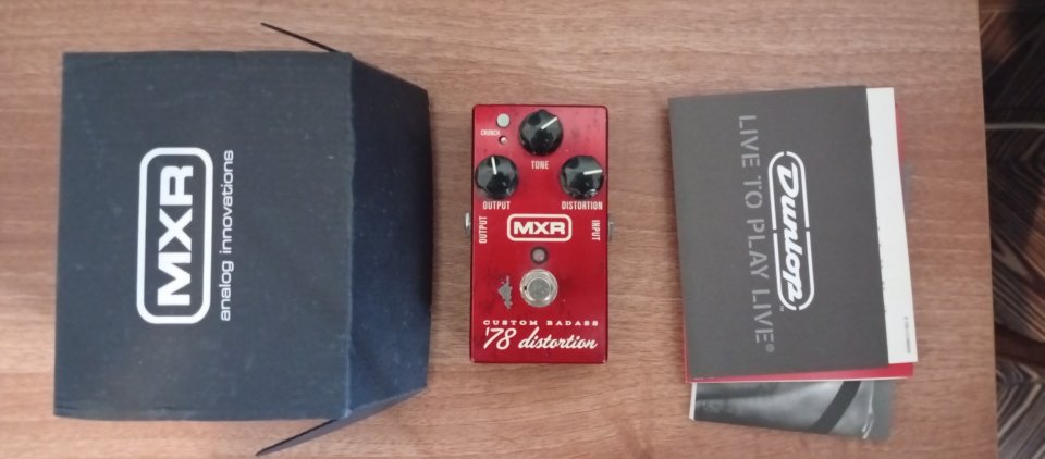 Pedal Distorsión MXR Custom Badass 78’ Distortion