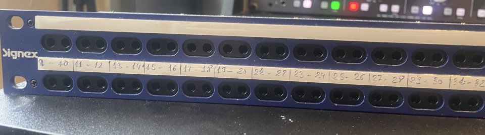 IsoPachtBay Signex Sub-d25 + 18 Cables Bantam + 4 Mangueras multipar analógicas Sub-d25