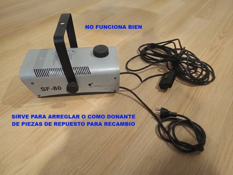 Máquina de humo Stairville SF-80 - Para reparar o piezas de segunda mano · Foto 1 de 6 · Cantabria · 30 €