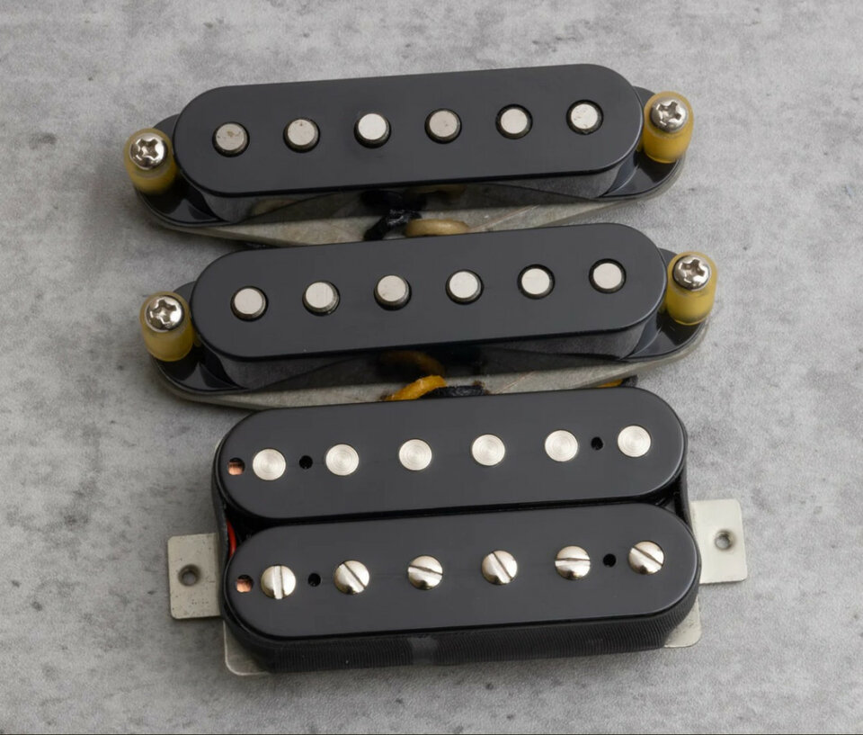 Tonerider juego de pastillas HSS negras