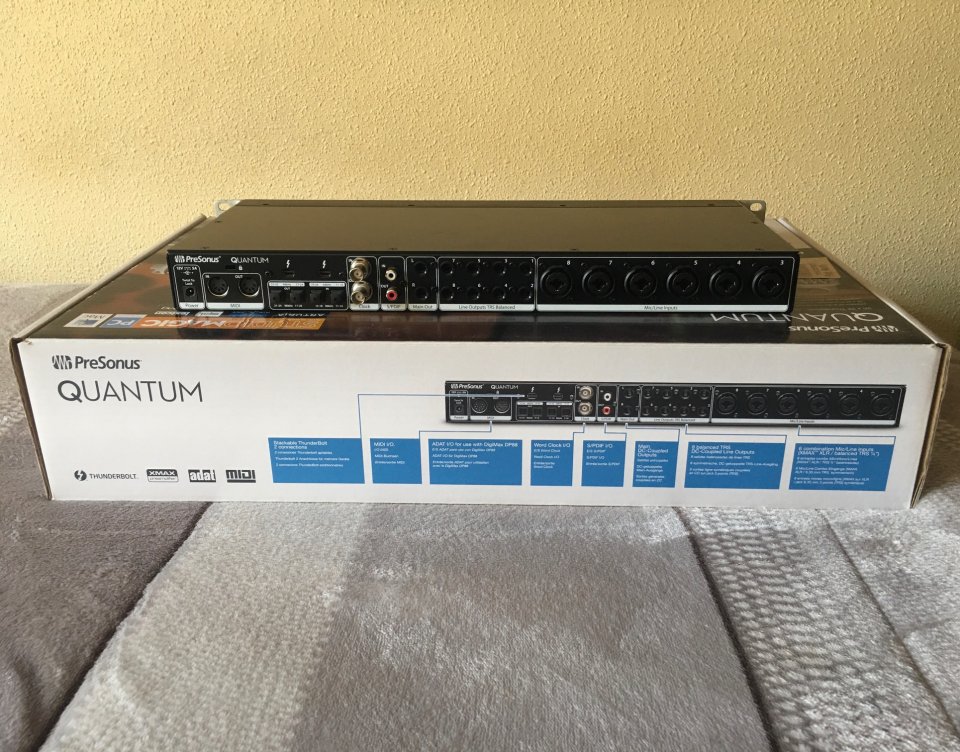 Presonus Quantum 26x32 Thunderbolt 2 "Oferta 480€ solo hasta el 2-2-2026"