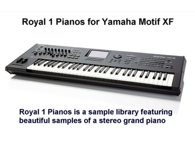 ROYAL 1 PIANOS para Yamaha Motif XF, Moxf y Montage/Modx