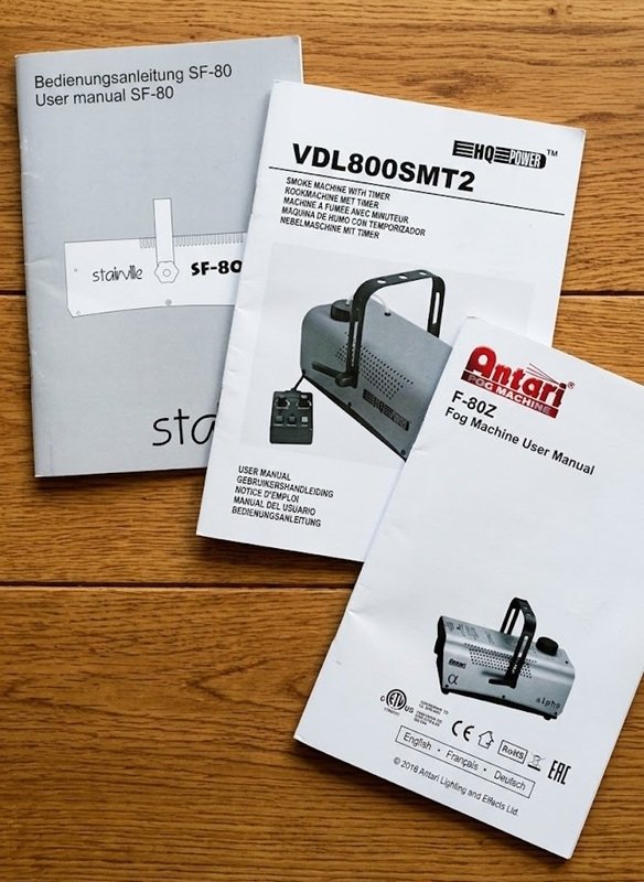 Lote 3 Máquinas de Humo (Antari, HQ-Power, Stairville) – Para reparar o para piezas de segunda mano · Foto 5 de 5 · Cantabria · 80 €