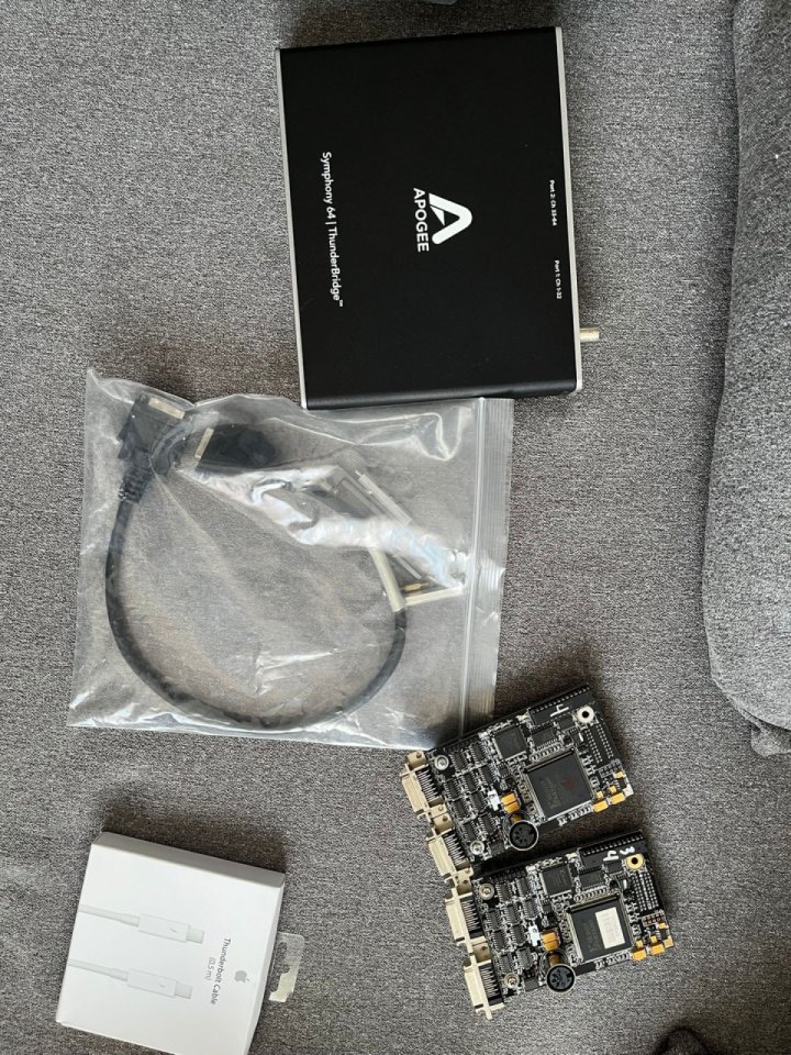 Apogee Thunderbridge + 2x X-Symphony cards de segunda mano · Foto 6 de 6 · Madrid · 500 €