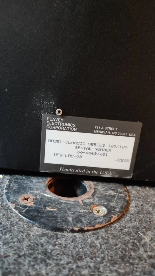 Peavey classic series 120/120