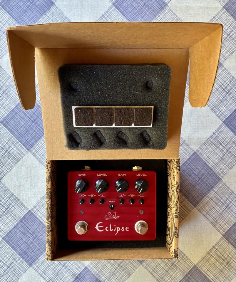 Pedal SUHR ECLIPSE Overdrive/Distortion, pedal de boutique de segunda mano · Foto 1 de 5 · Madrid · 240 €
