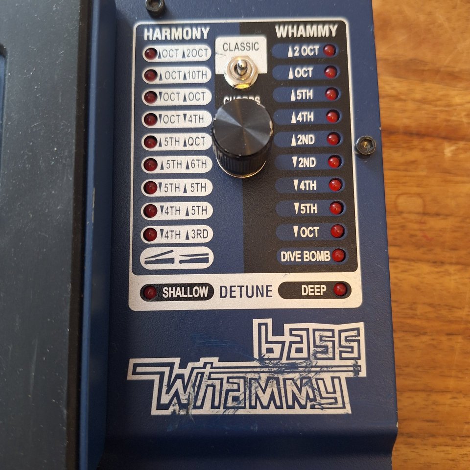 Whammy Bass (lo usaba con guitarra)