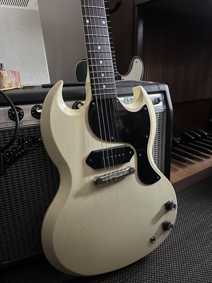 Vegarelics SG Junior Vintage White de segunda mano · Foto 1 de 6 · A Coruña · 1600 €