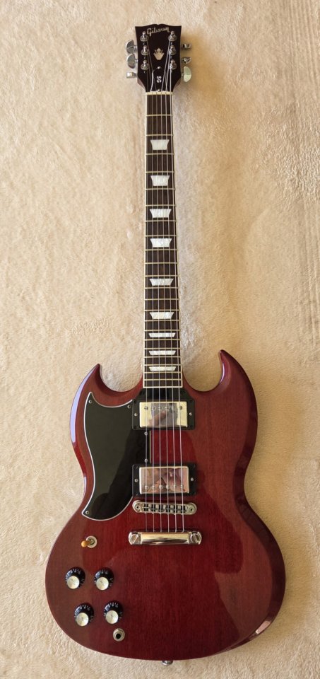 Guitarra eléctrica Gibson SG standard de 2017 zurda