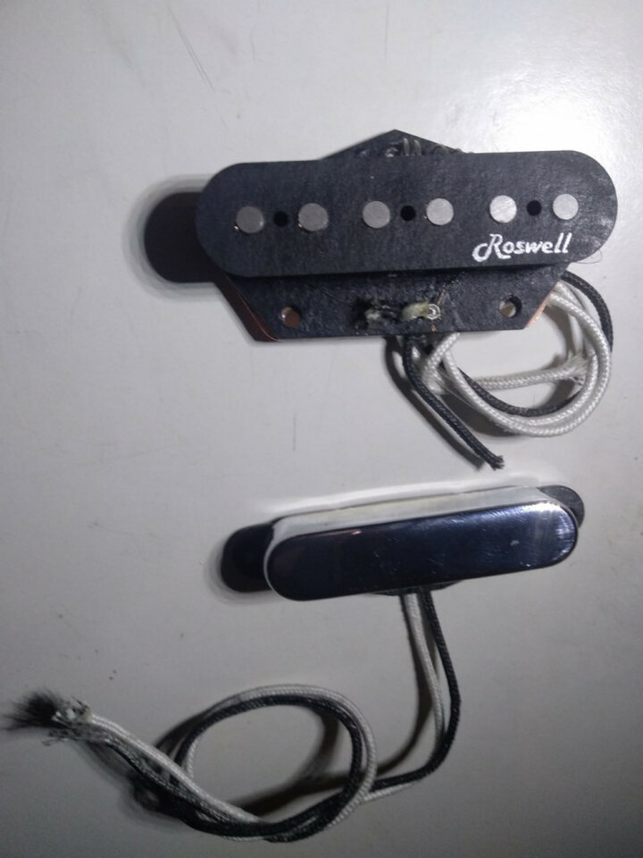 Pastillas Telecaster Roswell (puente y mastil)