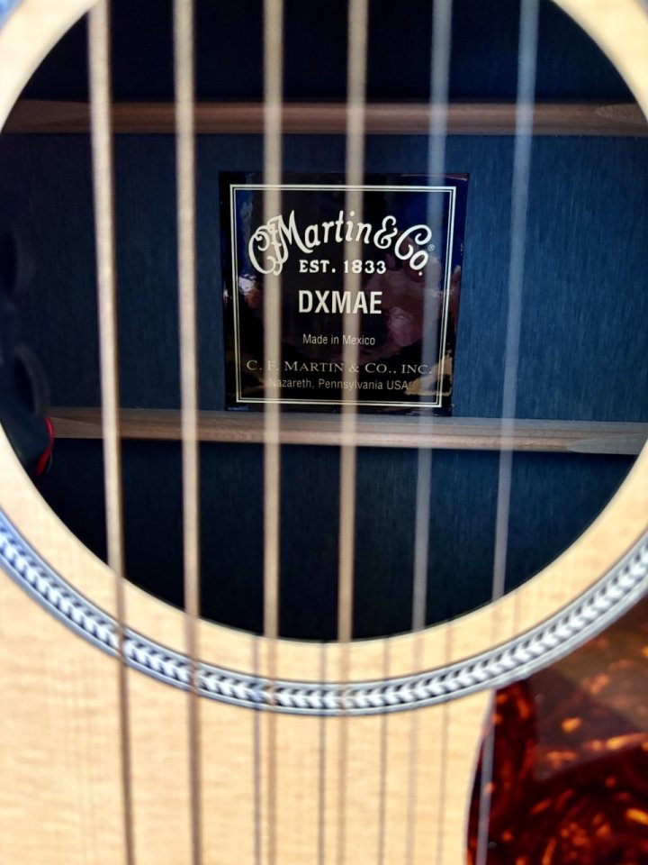 Guitarra Martin DXMAE Electroacústica